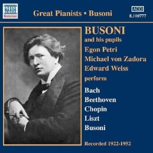 Various - Busoni & Pupils (CD)