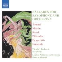 Ravel/Piazzolla/Martin - Ballads For Saxophone And Orch (CD)
