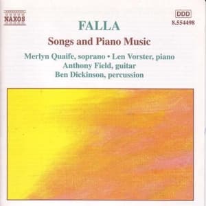 Falla Manuel De - Vocal & Piano (CD)
