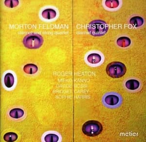 Feldman/Fox - Clarinet & String Quartet (CD)