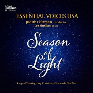 Essential Voices Usa Judith Clurma - Season Of Light: Songs Of Thanksgiv (CD)