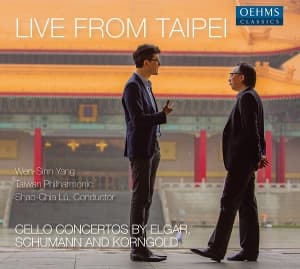 Elgar Edward Korngold Erich Wolf - Live From Taipei: Cello Concertos (CD)