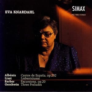 Knardahleva - Liszt/Gerschwin/Barber:Klaver (CD)