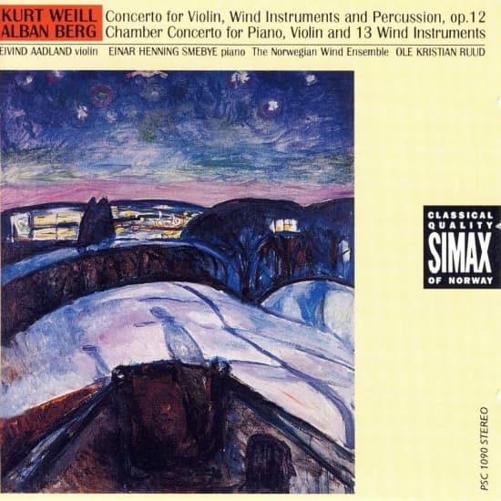 Norsk Blåseens/Ådland/Smebye - Weill/Berg (CD)