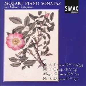 Glaserliv - Mozart:Piano Sonatas Vol 5 (CD)