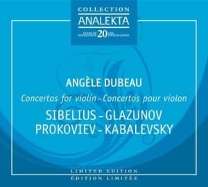 Dubeau Angèle - Concertos For Violin (CD)