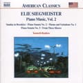 Miniatyrbillede 1 af 2: Siegmeister Elie - Piano Music Vol 2 (CD)