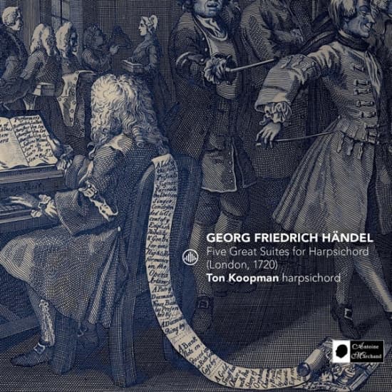 Ton Koopman - Five Great Suites For Harpsichord (London, 1720) (CD)
