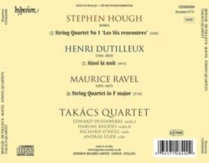 Hough Stephen Dutilleux Henri R - String Quartets (CD)