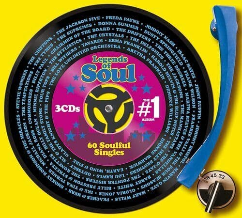 Various Artists : The #1 Album: Legends of Soul CD Box Set 3 discs (2020) Pre Owned