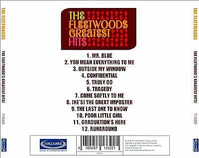 The Fleetwoods : The Fleetwoods Greatest Hits CD (2013) Pre Owned