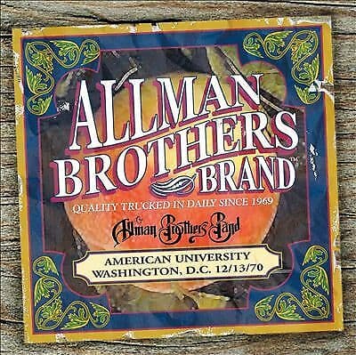 The Allman Brothers Band : American University, Washington D.C. CD (2014) Pre Owned