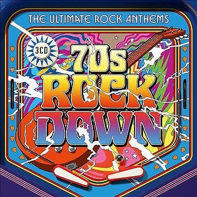 Various Artists : 70s Rock Down: The Ultimate Rock Anthems CD 3 discs (2020) Pre Owned