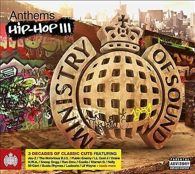 Various Artists : Anthems Hip Hop - Volume 3 CD 3 discs (2013) Pre Owned