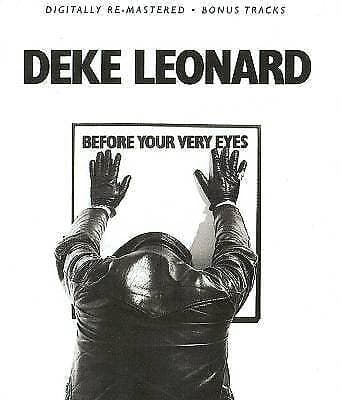 Deke Leonard : Before Your Very Eyes CD (2010) Pre Owned