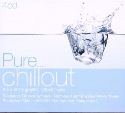 Various Artists : Pure... Chillout CD Box Set 4 discs (2011) Pre Owned