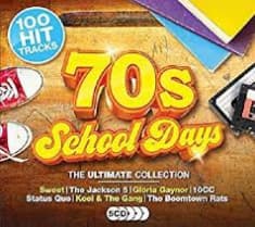 Various artists - 70s School Days (5CD) (CD)