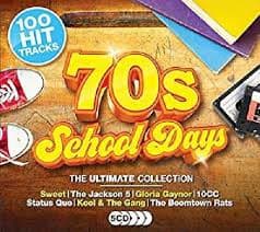 Various artists - 70s School Days (5CD) (CD)