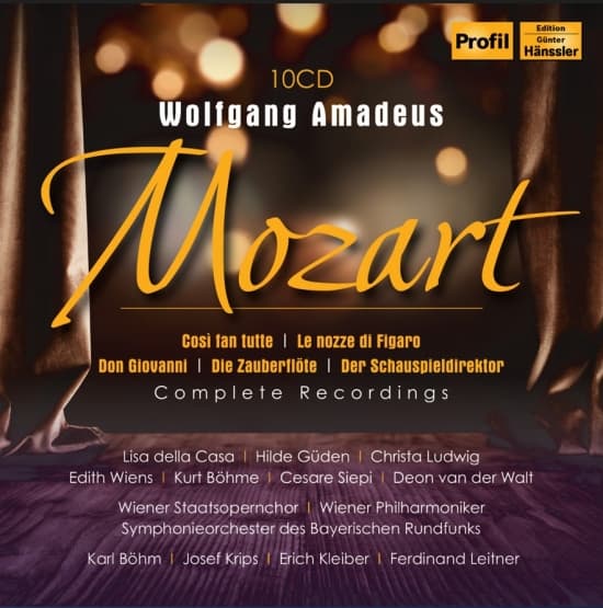 Mozart Wolfgang Amadeus - 4 Operas Complete Recordings (10Cd) (CD)