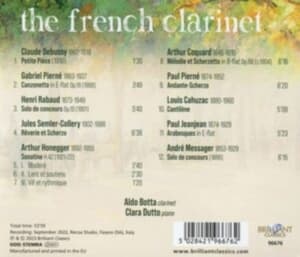 Aldo Botta - The French Clarinet - 19Th & 20Th C (CD)