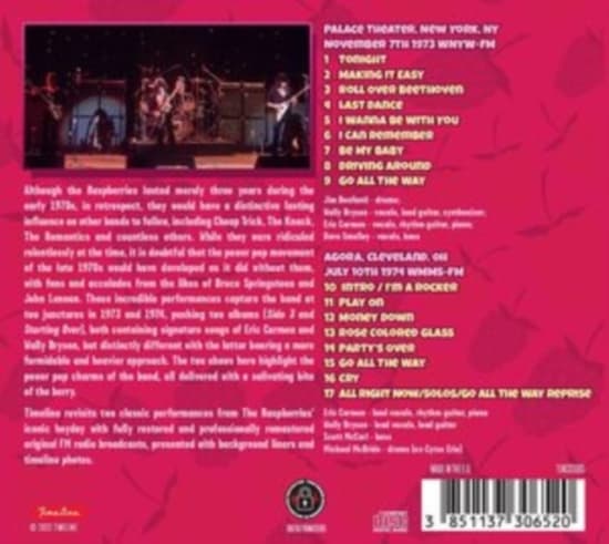 Raspberries The - Live 1973-1974 (CD)