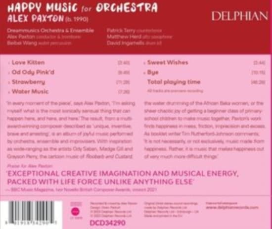 Dreammusics Orchestra - Alex Paxton: Happy Music For Orches (CD)
