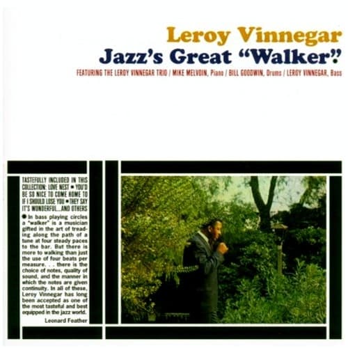 Leroy Vinnegar Trio: Jazz's Great "walker"