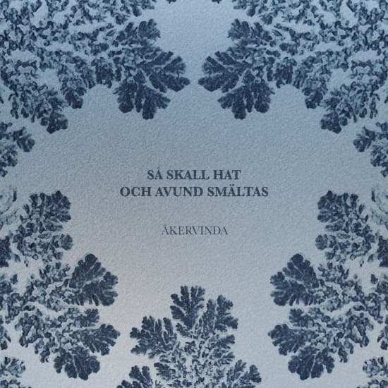 Åkervinda - Så Skall Hat Och Avund Smältas (CD)