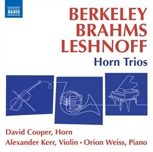 Berkeley Lennox Brahms Johannes - Berkeley, Brahms & Leshnoff: Horn T (CD)
