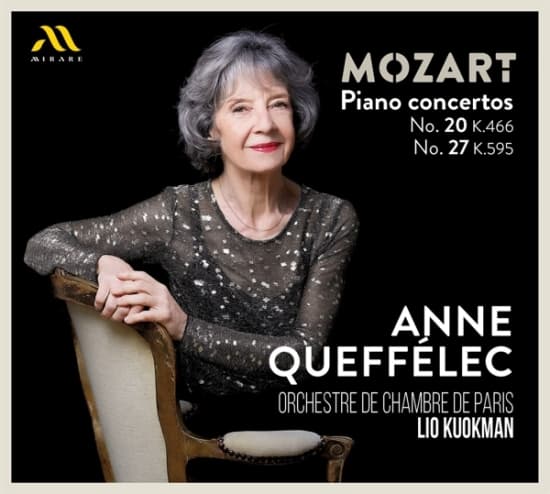 Anne Queffelec - Mozart Klavierkonzerte Kv 466 & 595 (CD)