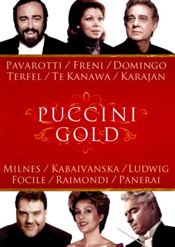Puccini Gold DVD (2008) Giacomo Puccini cert E Pre-Owned