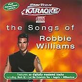 Startrax Karaoke - The Songs of Robbie Williams CD (2004) Pre-Owned