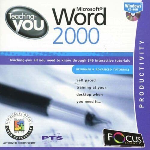 Teaching-you Microsoft Word 2000 VideoGames Pre-Owned