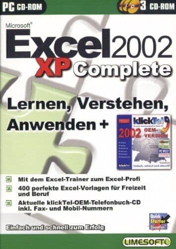 Excel 2002 Xp Complete : Excel 2002 Xp Complete CD (2003) Pre-Owned