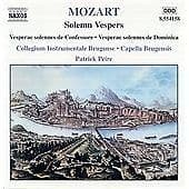 Wolfgang Amadeus Mozart : SOLEMN VESPERS CD (2000) Pre-Owned