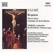 Gabriel Faure : Requiem/Andantino/Tantum Ergo/Messe basse/Cantique de Jean Pre-Owned