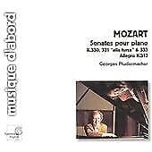 Sonatas K330, 331 and 333, Allegro K312 (Pludermacher) CD (2003) Pre-Owned