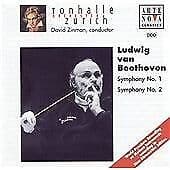 Ludwig van Beethoven : BEETHOVEN/SYMPHONIES 1 & 2 - Tonhalle Or Zurich/Zinman Pre-Owned