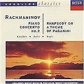 Piano Concerto No. 2 / Rhapsody on a Theme of Paganini CD (1992) Pre-Owned