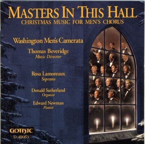 Washington Mens Camerata : Masters in This Hall: Christma CD Pre-Owned