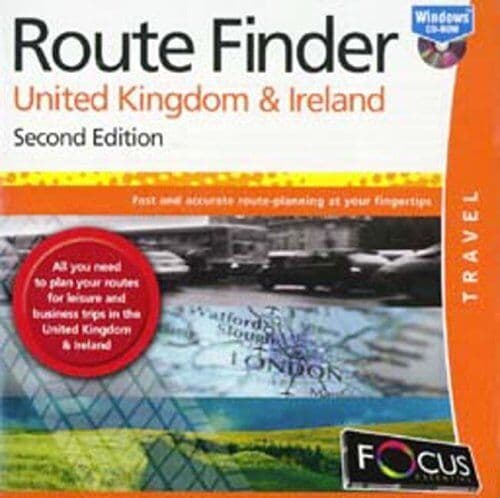 Windows 98 : Route Finder UK & Ireland Second Edition VideoGames Pre-Owned