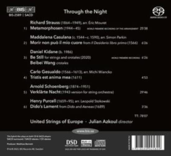 Beibei Wang United Strings Of Euro - Through The Night