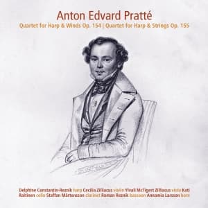 Anton Edvard Pratte - Quartets For Harp & Winds/Strings (CD)