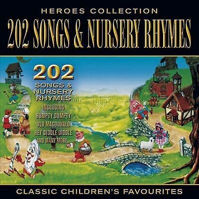 Various Artists : Heroes Collection - 202 Childrens Songs CD Pre-Owned