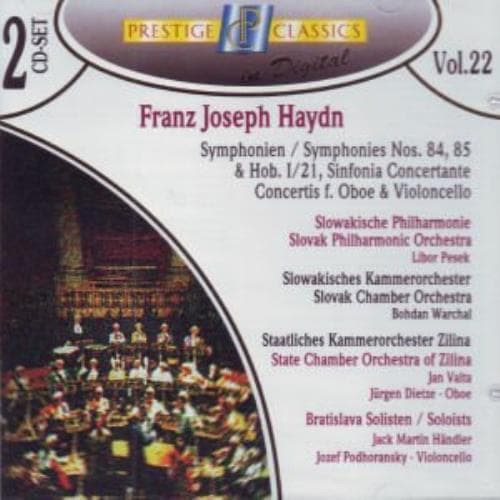 Franz Joseph Haydn - Symphonien 84, 85 Hob. I/21, Sinfonia Concertante, Concerti Pre-Owned