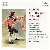 Gioachino Rossini : The Barber of Seville (Highlights) CD (1997) Pre-Owned