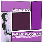 Sarah Vaughan : The Best Of Sarah Vaughan CD (2002) Pre-Owned