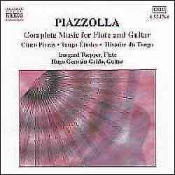 Astor Piazzolla : Complete Music for Flute and Guitar CD (1999) Pre-Owned