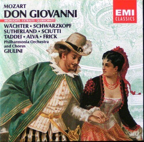 Piero Cappuccilli : Mozart: Don Giovanni Highlights CD Pre-Owned