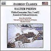 Walter Piston : Piston: Violin Concertos Nos. 1 and 2 CD (1999) Pre-Owned